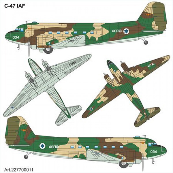 DOUGLAS C-47 IAF (Israeli-Air-Force)<br /><a href='images/pictures/ETH_Arsenal/227700011.jpg' target='_blank'>Full size image</a>
